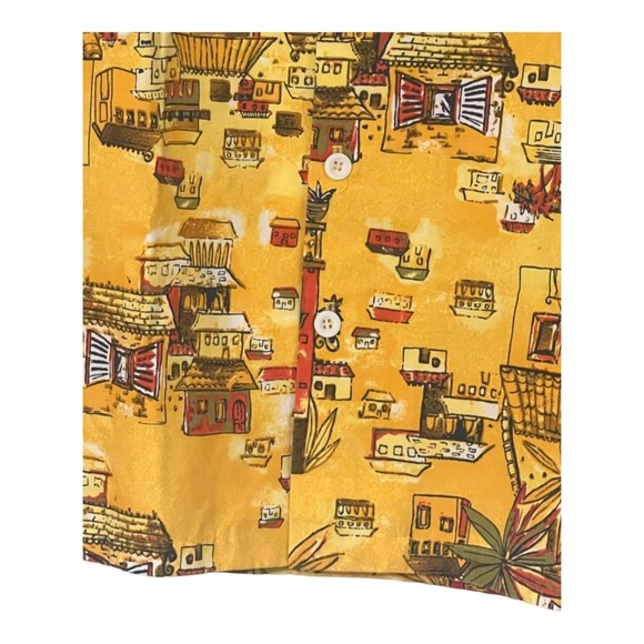 KNOTT'S Berry Farm Vintage Theme Park Attractions Ghost Town Button Up Shirt - Picture 9 of 13